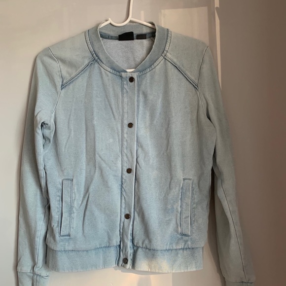 Armani Exchange Jackets & Blazers - Armani Exchange Light blue vintage bomber jacket